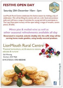 LionMouth Rural Centre Festive Open Day
